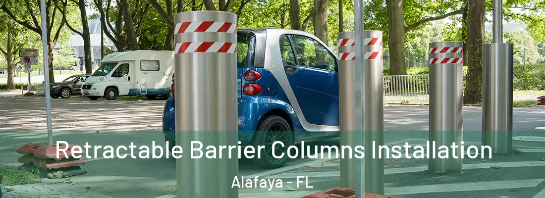  Retractable Barrier Columns Installation Alafaya - FL